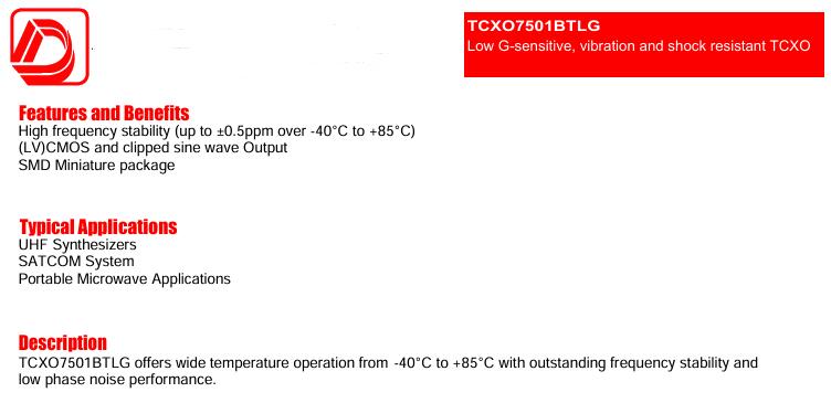TCXO7501BTLG-100MHz TCXO7501BTLG-100MHz