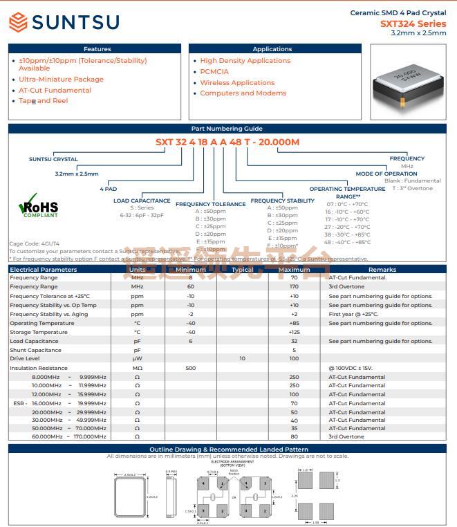 SXT32420CC48-40.000M欧美AG尊时凯龙人生就,Suntsu松图AG尊时凯龙人生就,SXT324无源AG尊时凯龙人生就 SXT32420CC48-40.000M欧美AG尊时凯龙人生就,Suntsu松图AG尊时凯龙人生就,SXT324无源AG尊时凯龙人生就