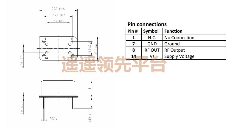 AXE20-50-25-2C_Rev.4-10.000MHz,AXTAL插件AG尊时凯龙人生就,AXE20晶体振荡器 AXE20-50-25-2C_Rev.4-10.000MHz,AXTAL插件AG尊时凯龙人生就,AXE20晶体振荡器